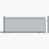 The Nicks Gate-Aluminium Angle Picket Gate | FenceLab