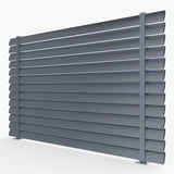 The Verve-Louvre Bladed Fence Panel | FenceLab