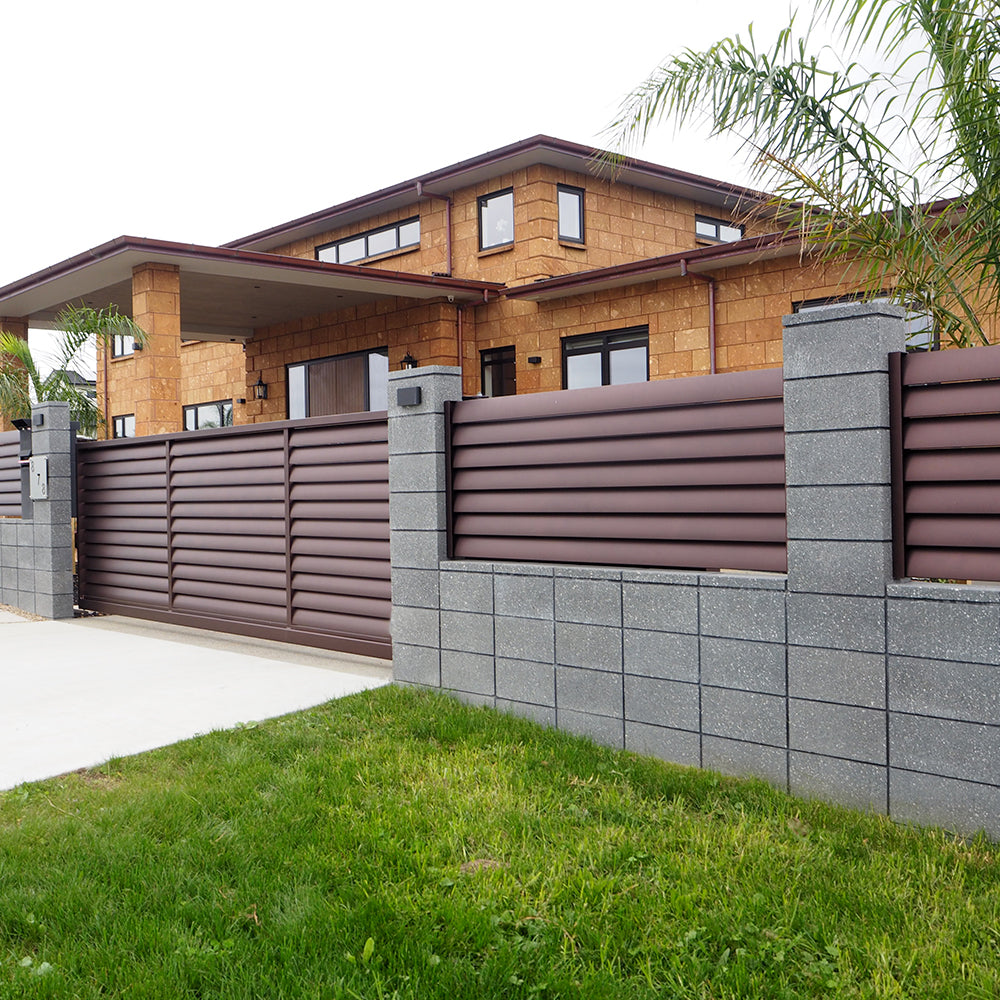 The Verve-Louvre Bladed Fence Panel | FenceLab