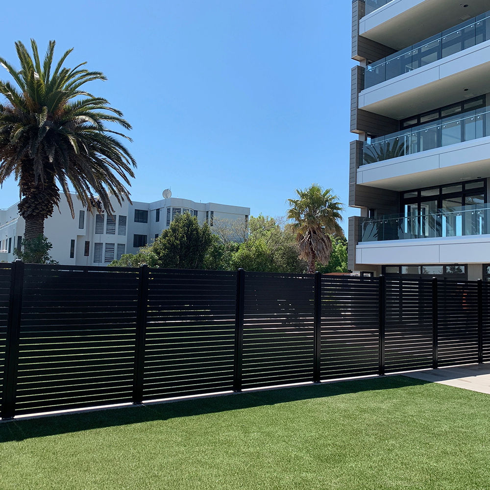 The Oasis-Aluminium Slat Fence Panel |FenceLab